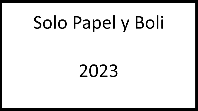 El nuevo Solo Papel y Boli 2023
